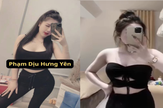 Clip Phạm Dịu lộ chơi 3P với hai anh